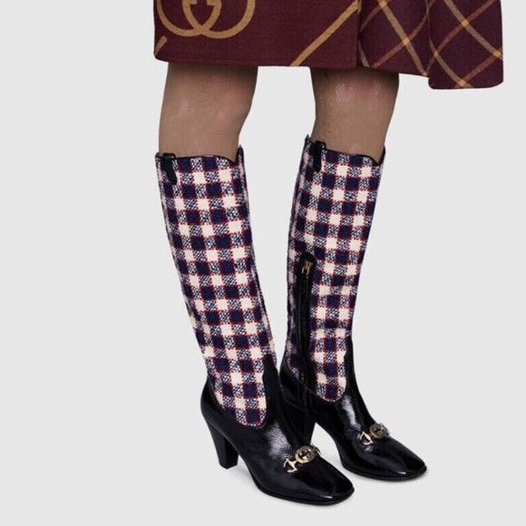 New in box Zumi Checkered boots size 36 - Picture 2 of 13